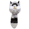 Zanies Funny Furry Fatty Pet Dog Toy, Raccoon