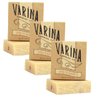 Varina Organic Aloe Calendula Bar Soap - Gentle Cleansing for Sensitive Skin, Unscented - 3 Pack - Experience Healthy and Glowing Skin