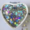 10 Grams/Pack - Sliver Middle Finger Gestures Glitter - Festival Rave Beauty Makeup Face Body Nail Art Decoration LB100