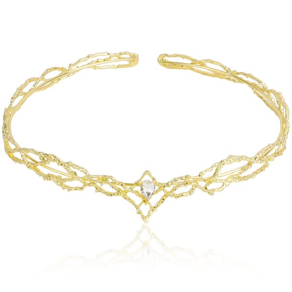 King Crown, CIEHER Vintage Hobbit Elf King Gold Crown, Gold Tiara Costume Headbands for Women Men, Crowns for Men Birthday Party Prom Wedding Cosplay