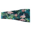 SAE99 Headband, Sweatband, Head Wrap, Soft Stretchy Headband, Sport Yoga Headband Fits All (Tropical Flamingo)