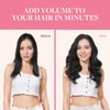 GOO GOO Clip in Hair Extensions Real Human Hair, 20inch 110g 7Pcs, 1B Natural black, Remy Human Hair Extensions Clip ins for Women, Natural Human Hair