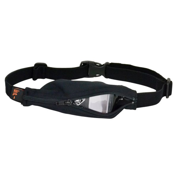 SPIbelt Diabetic Belt Men Women, T1D Diabetes Insulin Pump Epipen Waist Pouch, Medical Devices Accessories, Adjustable. Black with Black Zipper