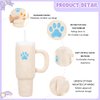 SZEE Insulated Cup Dog Toy, Funny Squeaky Toy for Chewers, Interactive Cute Plush and Stuffed Toy for Medium and Small Dogs, Perfect for Dog Birthday Gifts (40 oz, Apricot)