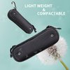 Compact Toothbrush Travel Case for Oral-B Pro 1000/1500/Oral-B Smart 1500 Electric Toothbrush, Electric Toothbrush Travel Case for Philips Sonicare ProtectiveClean 4100/5100/7500 Toothbrush . Black