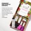 Better Natured 6G Dark Golden Brown Permanent Hair Color Dye Kit (Color, Developer, Barrier Cream, Gloves, Cleaning Wipe, Shampoo and Conditioner) Radiant Color that Lasts up to 8 Weeks