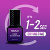 HAICHER UV Lash Glue for Eyelash Extensions, Curing 1-2 Sec Drying Time, Extreme Retention 7-9 Weeks, Lash Adhesive for UV Light Professional Use Only (5ml/2 Pack)