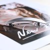 Iaceble French Metal Bar Hairclip Geometry Hair Barrette Clip Minimalist Ponytail Holder Hair Clip Silver Bar Hair Barrette Clip Decorative Hair Accessories for Women and Girls Headdress
