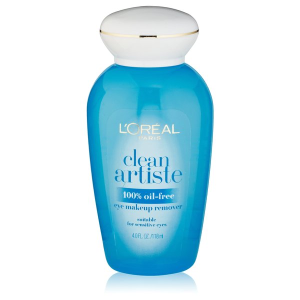 L'Oréal Paris Clean Artiste Oil Free Eye Makeup Remover, 4 fl. oz.