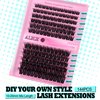 Fluffy Volume Lash Clusters DIY Lash Extensions 10-20MM Cluster Eyelashes 144pcs Wispy Individual Lashes Eyelash Extensions DIY at Home by ALICE