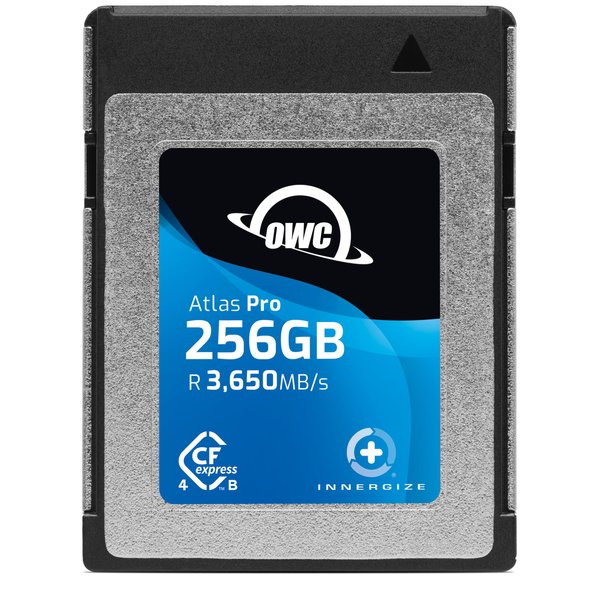 OWC 256GB Atlas Pro High-Performance CFexpress 4.0 Type B Memory Card, Professional Grade, up to 3000MB/s Write,3650MB/s Read, Capture up to 6K high bitrate Video