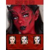 EBANKU 4Colors Face Body Paint Stick Oil, White Eye Black Sticks for Sports, Cream Skeleton Joker Mime Foundation Makeup, Face Painting Kit for Christmas SFX Cosplay Costume Party
