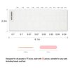 Wekcekcek Semi Cured Gel Toenail Strips, 32 Snow White Toenail Stickers Pedicure Strips Salon Quality Nail Wraps with Nail File & Wood Stick(UV/LED Lamp Required)