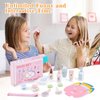 Ehome Wooden Beauty Salon Play Set Wooden Makeup Toy Set for Toddler Pretend Play Skin Care Learning Toys, Play Wood Spa Set with Face Mask Christmas Birthday Gifts for 3-8 Years Old