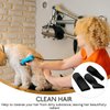 NOLITOY 3pcs Hair Dryer Drying Concentrator Hair Dryer Attachment Blow Flat Hairdressing Salon Styling Tool Hood Cover Salon Replacement for Dog Cat Pets Black