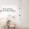 GLOGLOW Growth Chart, Height Chart Cute Wall Ruler Removable Height Measure Chart Wall Sticker Height Measure Home Room Decoration Child Toy Growth Chart for Kids(#1)