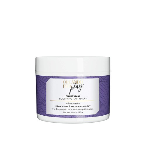 Orlando Pita Play Big Revival Bodyfying Hair Mask, Restore Shine & Silkiness, No Parabens, No SLS/SLES, 10 Oz