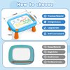 AuroTops 2pcs Magnetic Drawing Board Toddlers Toys, Magnetic Doodle Board Early Educational Learning Toy, Writing Painting Magnet Doodle Pad Toys for 3 4 5 Years Old Kids Boys Girls Birthday Gift