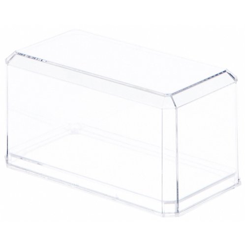 Pioneer Plastics 164C Clear Plastic Display Case for 1:64 Scale Cars, 3.5" W x 1.625" D x 1.75" H (Mailer Box), Pack of 20