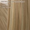 BARSDAR Drawstring Ponytail Extension - 34 Inch Long Straight Blonde Ponytail Hair Extensions Synthetic Fake Pony Tails Hairpieces Clip in Ponytail for Women Girls Daily- Light Ash Blonde Mixed