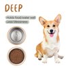 PEGGY11 Deep Stainless Steel Anti-Slip Dog Bowls, 2 Pack, 3 Cups