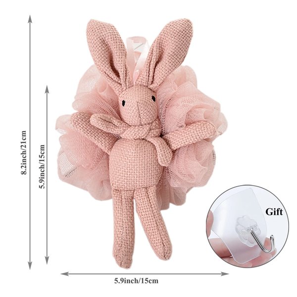 Bath Sponge Shower Loofah Sponge Travel Kids Loofahs for Shower Bath Loofah Pack Sponges for Bathing
