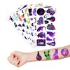 92 PCS Funny Space Cat Temporary Tattoos Stickers Theme Birthday Party Decorations Supplies Favors Decor Cute Galaxy Cats Astronaut Star Tattoo Sticker Gifts For Kids Girls Boys School Prizes Carnival