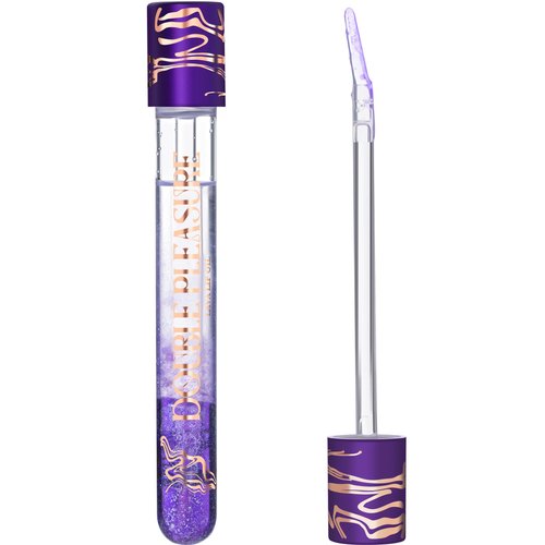 SELESTIA BEAUTY Double Pleasure Lip Oil - Moisturizing Lip Gloss for Women - Softening Glow Lip Plumper Gloss - Hydrating Lip Glow Oil - Plumping Lip Gloss Oil with Silicone Applicator (Orgazmatron)