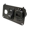 Carbon Fiber Golf Cart Volt Meter Key Switch Plate Dual 3.1A USB Charger Compatible with EZGO TXT PDS Electric 36V 48V