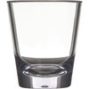 Carlisle FoodService Products Alibi Round Glass Clear Glass for Restaurants, Catering, Kitchens, Plastic, 1.8 Ounces, Clear