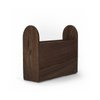 Consdan Napkin Holder, Wooden Napkin Holder, Suitable for Kitchen, Restaurant, Bar, Office, Parties, Home Décor (Solid Walnut)