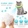 Frienda 2 Pieces Adjustable Cat Cone Soft Cat E Collar Cat Elizabeth Collar Cute Cat Donut Toast Neck Cone Collar Adjustable Cat Cone Collar with Edge Gift for Christmas Kitten and Cats