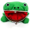 Bestmaple Frog Wallet Anime Cartoon Wallet Coin Purse Manga Flannel Wallet Cute Funny Plush Toy (Anime Frog)