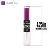 L.A. COLORS 1 Locking'Lip Color Lipgloss [ CLG365 Gypsy ] 2 Step Clear Lip Gloss Paint + Free Zipper Bag