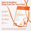 modelones Foot Peeling Mask 3 Pack, Exfoliating Foot Mask for Dry Cracked Feet, Callus Dead Skin Remover for Feet, Additional 3 Pack Collagen Serum for Reviving Baby Soft Smooth Feet, Women and Man