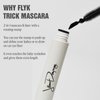 Jillian Dempsey FLYK Trick Mascara | Clean, Lash-Boosting, Natural Mascara & Eyeliner | 90 Degree Flexible Stamp