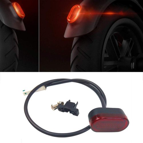CALIDAKA Tail Light for NINEBOT Max G30 Electric Scooter, Safety Lamp Brake Easy Install Rear Tail LED Lamp,Rear Tail Light for Electric Scooter Safety Lamp