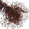 Teenitor Elastic Hair Bands, Rubber Bands for Hair, Small Hair Ties, 300pcs, Light Brown