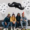 Gejoy 38 Pcs Mustache Balloons Party Decorations Mustache Latex Balloons Beard Foil Birthday Balloons for Baby Shower Birthday Graduation Halloween Party Decoration Supplies