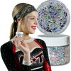 Stunt Trainer Cheer Glitter Face Body Makeup Peel Off Gel Chunky Holographic 15 Colors 1.6oz Vegan Cruelty Free Nontoxic Cheerleader Cheerleading Makeup