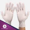 Dynarex Safe-Touch Disposable Latex Exam Gloves, Powder-Free, Used in Healthcare & Professional Settings, Bisque, 1 Box of 100 Gloves (Medium)