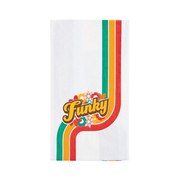 70s Party Dinner Napkins - Party Supplies - 16 Pieces