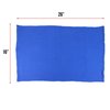 Arkwright Huck Absorbent Cleaning Towels - (Pack of 12) Lint Free Auto Detailing Microfiber Cloth Perfect for Windows, Metal, Glass, and Ceramic, 16 x 26, Blue