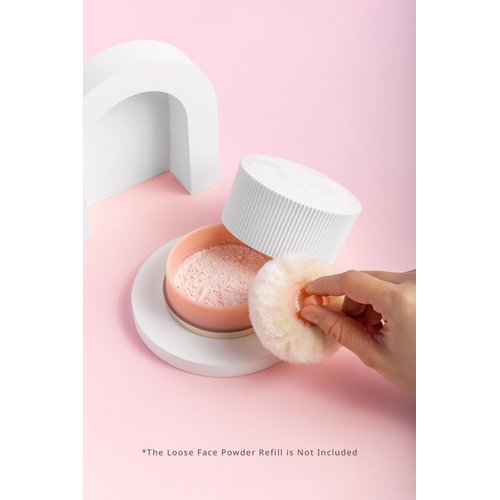 Paul & Joe Loose Powder Box + Puff - Refill Sold Separately, All-Day Lightweight Powder, Translucent Skin, Covers Pores, Absorbs Excessive Sebum, Creates Airy and Velvety Skin