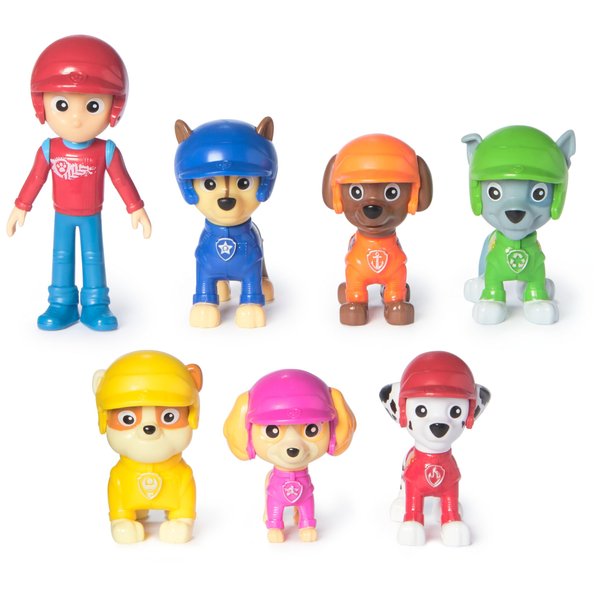 Paw Patrol: Rescue Wheels, Toy Figures Gift Pack, with 7 Collectible Action Figures, Kids Toys for Boys and Girls Ages 3 and up