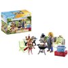 PLAYMOBIL Family Fun 71427 Shared Barbecue, Camping, Fun and Enjoyment Outdoors with the Family, with Grill, Cooking Apron and Great Accessories, Toy for Children from 4 Years
