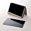 Maxdot Rose Gold Business Card Holders Stainless Steel Name Cards Display Stand Desktop Rack Organizer for Office Home Desk Accessories