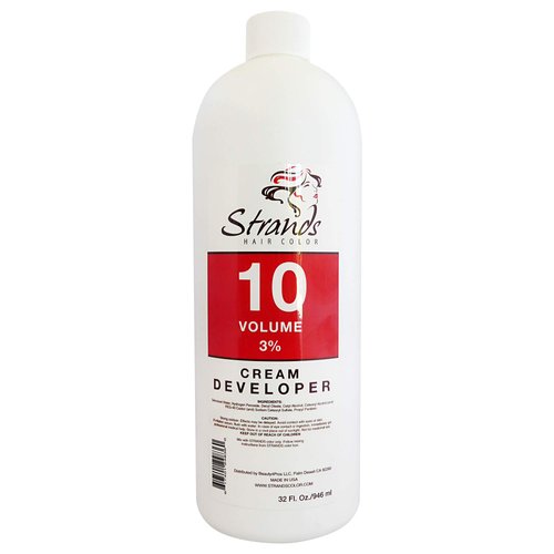 Strands Hair Color Developer Cream 10 Volume 32 Fluid Ounces