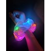 9 Pcs Light Up Scrunchies for Women, 3 Light Modes Led Scrunchies, Light Scrunchy for Girls, Glow Bands Ponytail Holder Glow in the Dark Christmas Hair Accessories Neon Rave party supplies