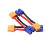 Treehobby 3PCS Male EC3 Plug to Female XT60 Plug Connector Adapter Cable Compatible with RC Car Truck Boat Airplane Lipo Battery ESC Charger(14awg 5cm)